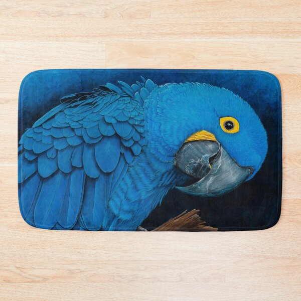 Item preview, Blue Hyacinth Macaw Portrait designed and sold by Debra Dickson.