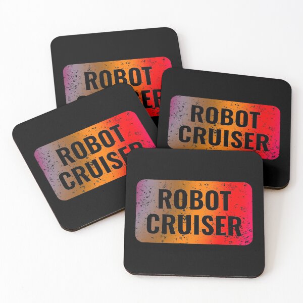 Item preview, Robot Cruiser Gradient – Mecha Droid Longboarder Skater designed and sold by The Green Corner.