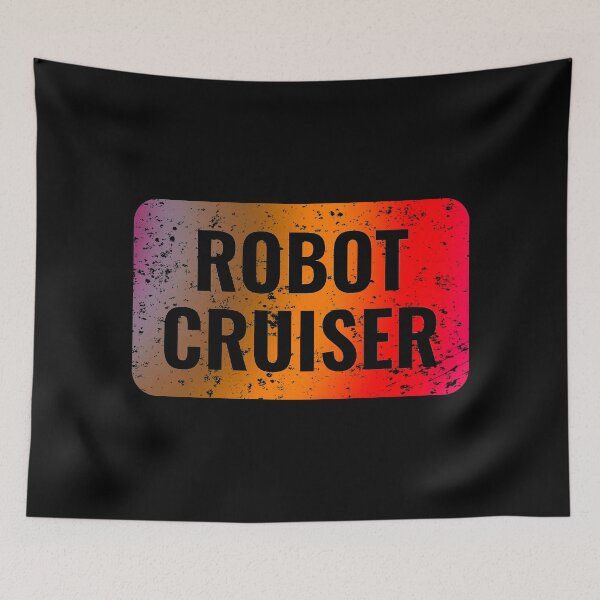 Item preview, Robot Cruiser Gradient – Mecha Droid Longboarder Skater designed and sold by The Green Corner.