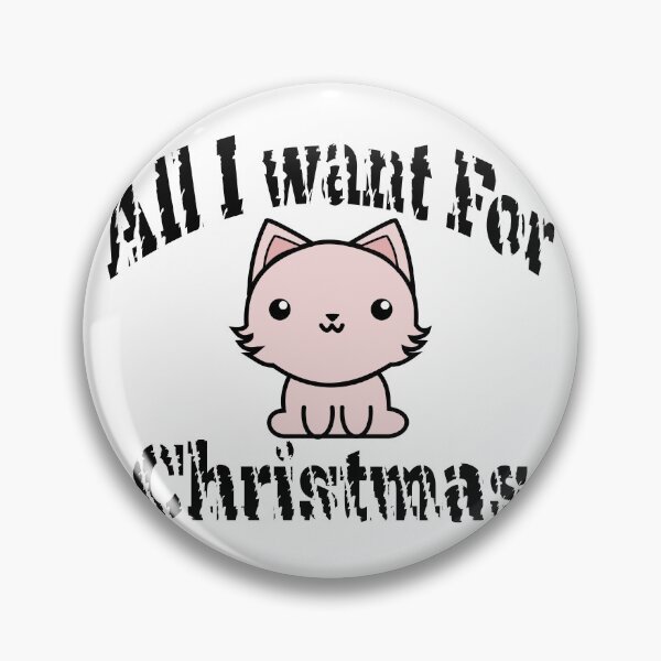 Item preview, All i want for christmas is cat black designed and sold by GetThatStuff.