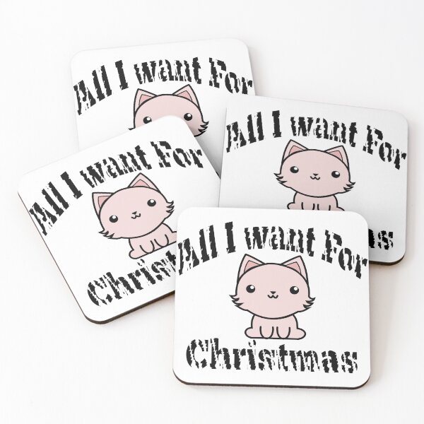 Item preview, All i want for christmas is cat black designed and sold by GetThatStuff.