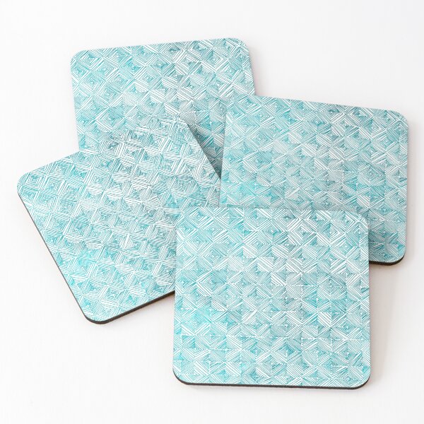 Item preview, Geometry - Blue on White designed and sold by Silbek.