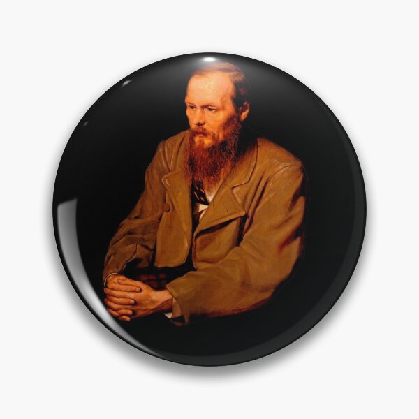 Item preview, Fyodor Dostoevsky Russian Writer Portrait designed and sold by quackynaut.