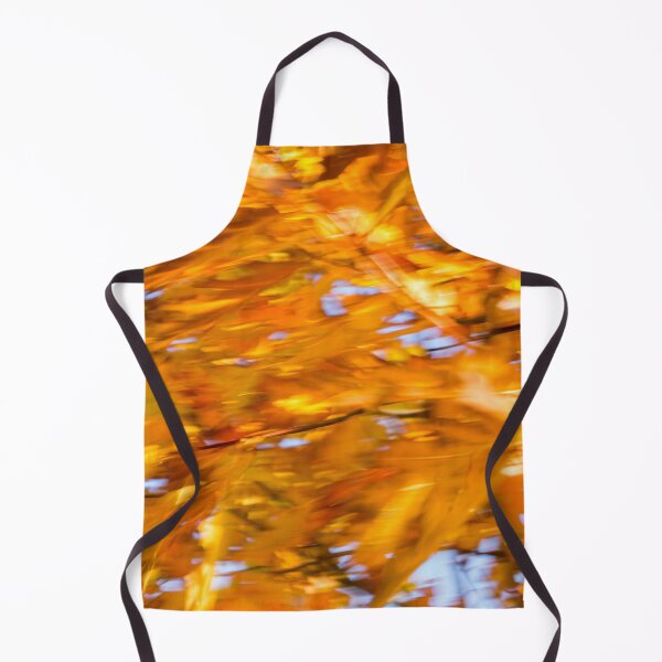 Item preview, Abstract Autumnal Harmony - Bold Freeform Motion in a Yellow Oak Tree Crown designed and sold by Georgia Mizuleva.