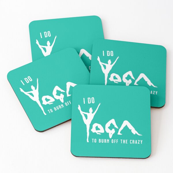 Item preview, I Do Yoga To Burn Off The Crazy - Jade designed and sold by VicEllisArt.