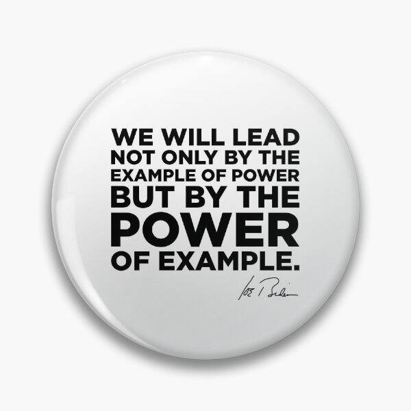 Item preview, The Power of Example (Joe Biden Victory Speech) designed and sold by HeraAndKosmos.