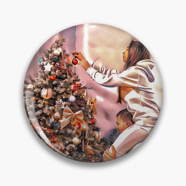Item preview, Couple Decorating the Tree designed and sold by RitaMaye.