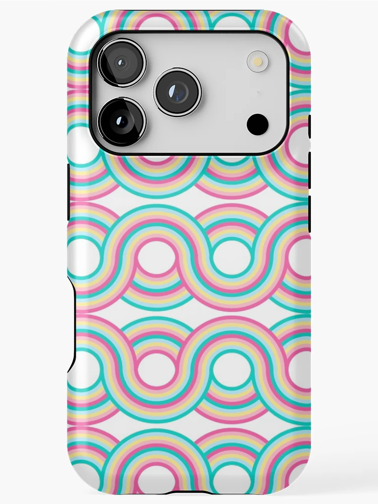 Thumbnail 1 of 4, iPhone Case, Infinity Rainbow Pattern designed and sold by GetThatStuff.