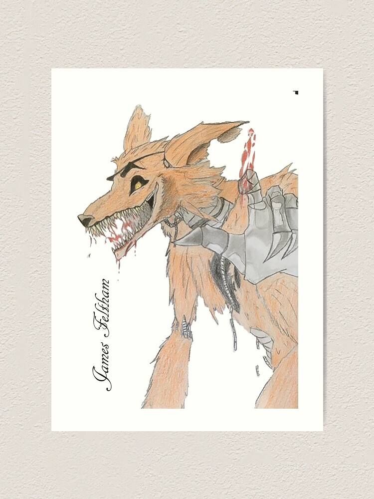 withered foxy Canvas Print for Sale by dogbiird