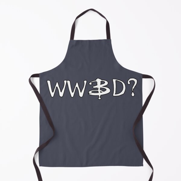 Item preview, What Would Buffy Do? WWBD, Buffy the Vampire Slayer, BtVS Joss Whedon, Giles Willow Xander, Grr Argh (Outlined)) designed and sold by S Hazelwood .