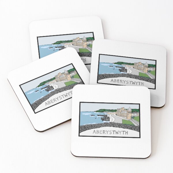 Item preview, Aberystwyth Poster designed and sold by beesandbobs.