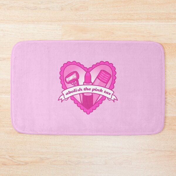 Item preview, abolish the pink tax lace heart with banner designed and sold by prismatic paper co.