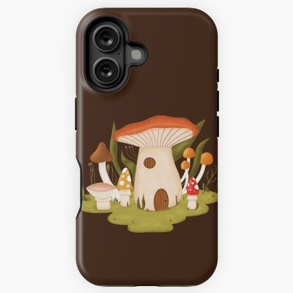 Mushroom little village iPhone Tough Case