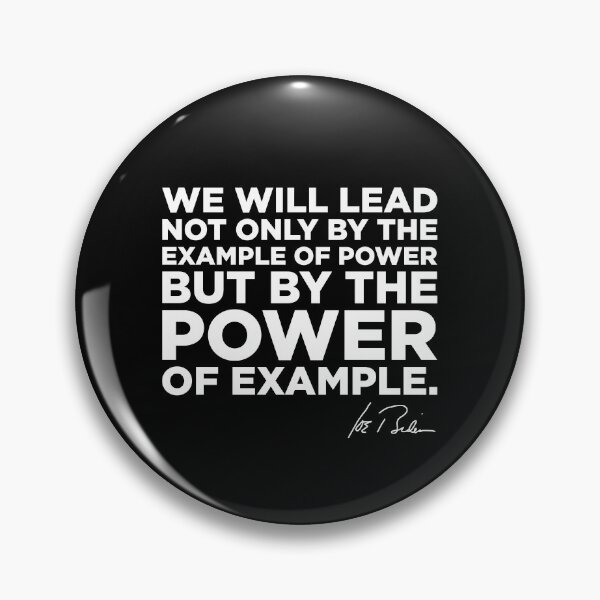 Item preview, The Power of Example (Joe Biden Victory Speech) designed and sold by HeraAndKosmos.