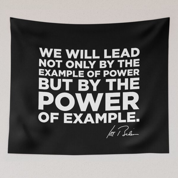 Item preview, The Power of Example (Joe Biden Victory Speech) designed and sold by HeraAndKosmos.