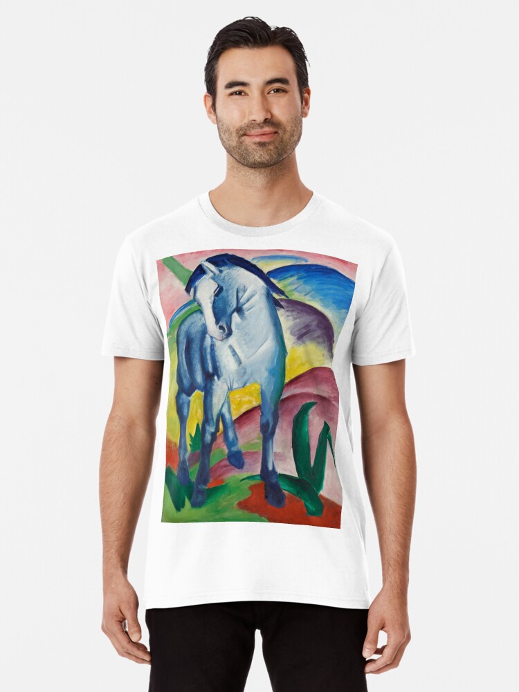 jubilæum matron kapillærer Franz Marc - Blue Horse I (1911)" T-shirt for Sale by HistoryRestored |  Redbubble | marc t-shirts - marc franz t-shirts - franz mark t-shirts