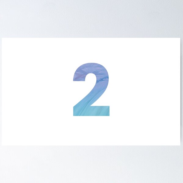 2 Angel number - Numerology number 2 Poster for Sale by namaste