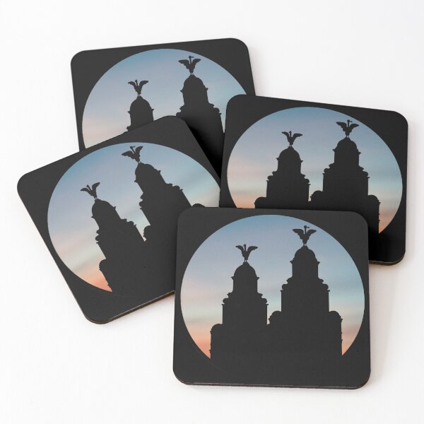 Item preview, Liverpool Liver Birds designed and sold by cardtroversial.