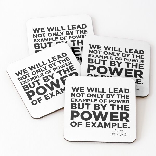 Item preview, The Power of Example (Joe Biden Victory Speech) designed and sold by HeraAndKosmos.