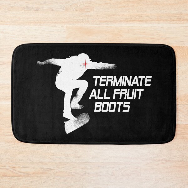 Item preview, Red Eye Cyborg Skater Silhouette – Kick Flip Droid Rollerskating designed and sold by The Green Corner.