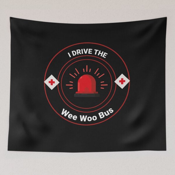Item preview, I Drive The Wee Woo Bus designed and sold by Life Shop.