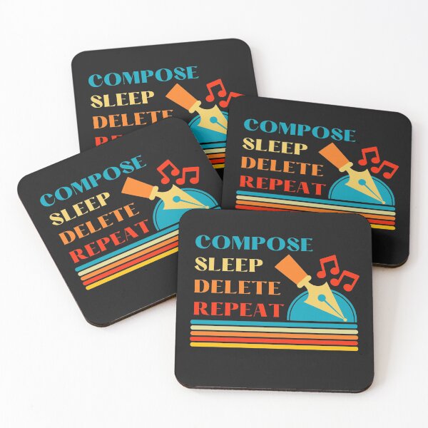 Item preview, Compose Sleep Delete Repeat designed and sold by DesignsofNote.