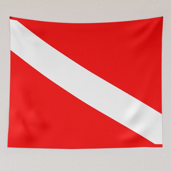 Item preview, scuba divers flag designed and sold by tony4urban.