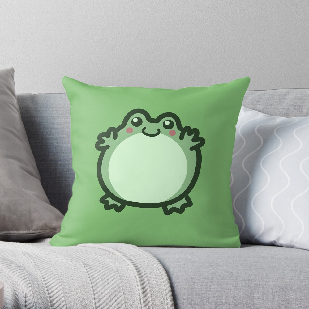 cute frog pillow