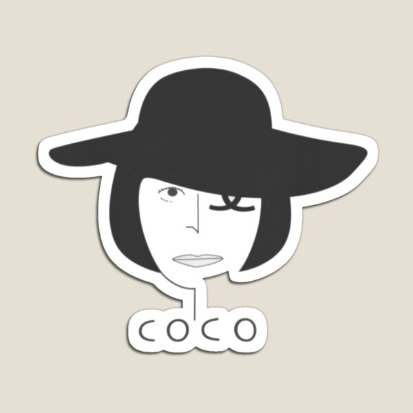 coco chanel fashion girly cadeau Magnet