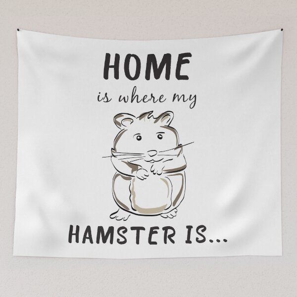 Item preview, Home Is Where My Hamster Is designed and sold by 4AllTimes.