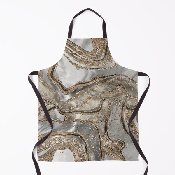 Item preview, Liquid marble - pearl and gold designed and sold by k9printart.