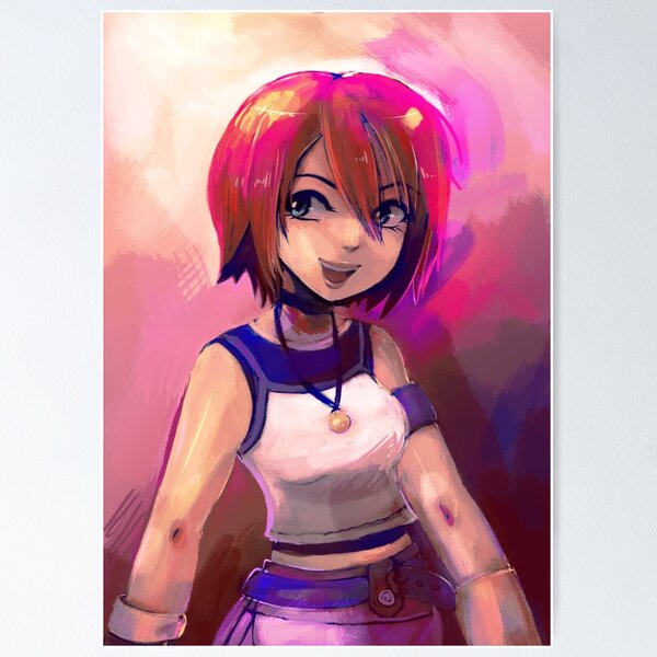 Vista previa del artículo con la obra «Kairi - Retrato pictórico», diseñado y vendido por SaradaBoru.