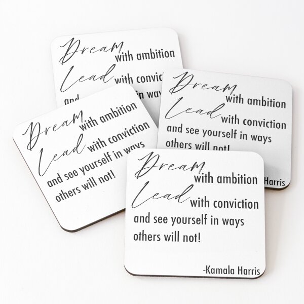 Item preview, Dream With Ambition, Lead with Conviction, Kamala Harris 2020 designed and sold by Polishthestone.