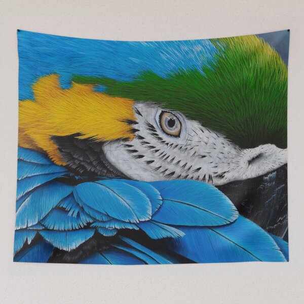 Item preview, Blue and gold macaw designed and sold by Debra Dickson.