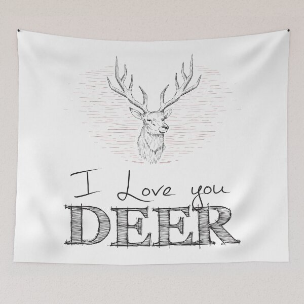Item preview, I Love You Deer designed and sold by 4AllTimes.