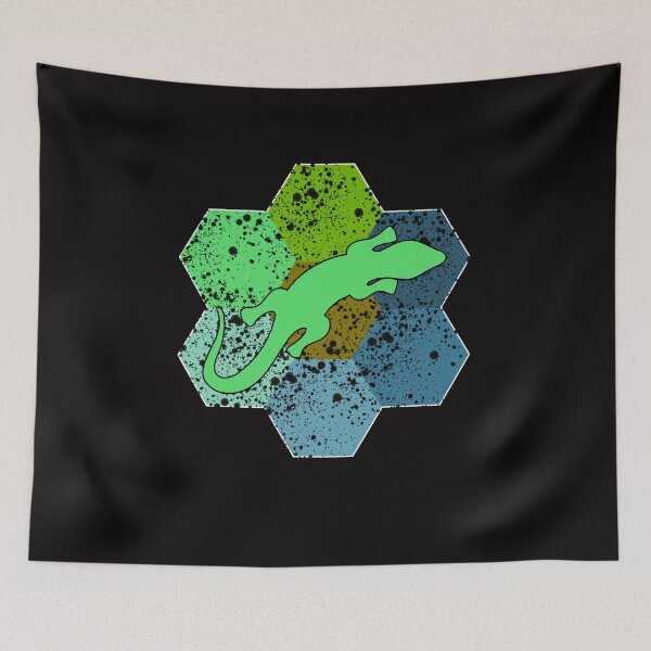 Item preview, Lizard salamander gecko flower blossom designed and sold by Imutobi.