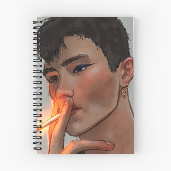 Item preview, Korean Guy Smoking Cigarette designed and sold by aydn-tee.