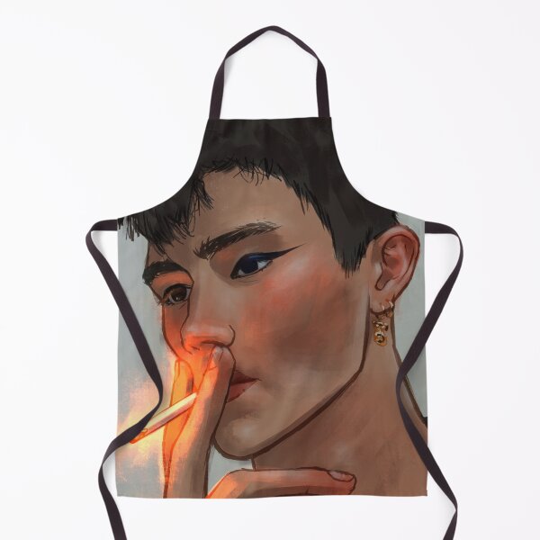 Item preview, Korean Guy Smoking Cigarette designed and sold by aydn-tee.