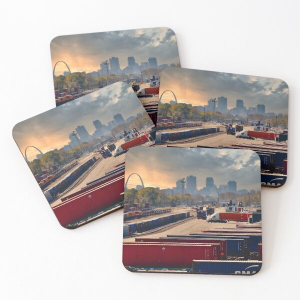 Item preview, Railroad Yard near St Louis Arch designed and sold by WayneSheridan.