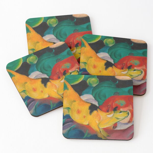 Item preview, Franz Marc - The Yellow Cow (1911) designed and sold by HistoryRestored.