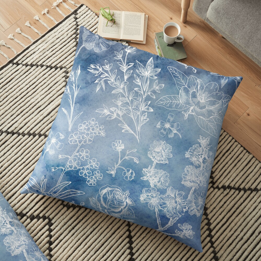Watercolour Dreams Floor Pillow