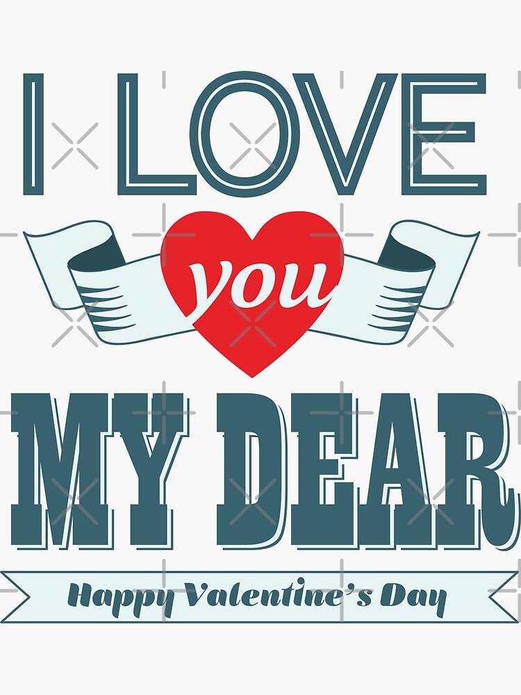 Happy Valentine's Day' Sticker