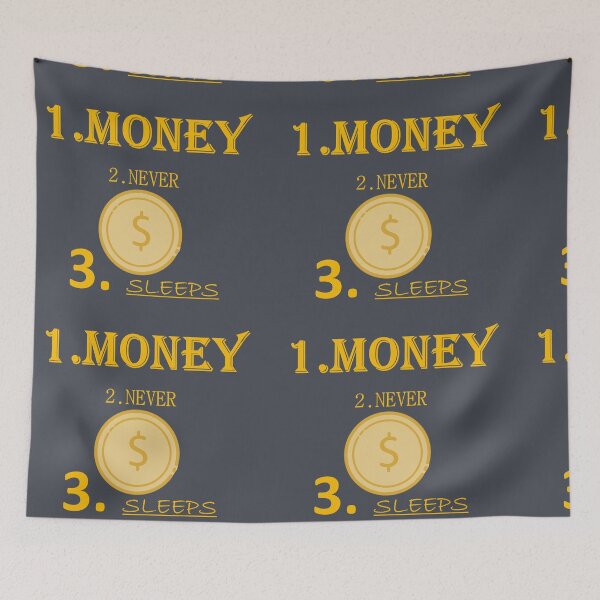 Item preview, GEKKO & CO : MONEY NEVER SLEEPS GIFTS & quote ! designed and sold by Dahani-mo.