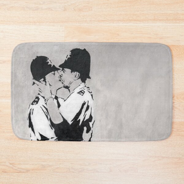 Item preview, Banksy "Kissing Coppers" designed and sold by Mister Whippy's World of Wonders.