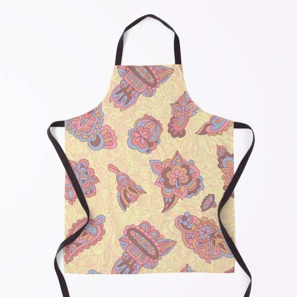 Item preview, Pink and yellow fantasy flower pattern designed and sold by RoyalPeople.