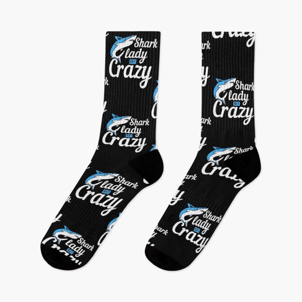 Item preview, Copy of Crazy shark lady - Shark lady but Crazy designed and sold by CrownsStore.