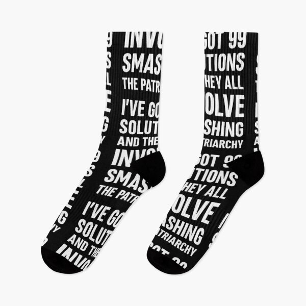 Item preview, I'VE GOT 99 SOLUTIONS AND THEY ALL INVOLVE SMASHING THE PATRIARCHY designed and sold by TommieBins.