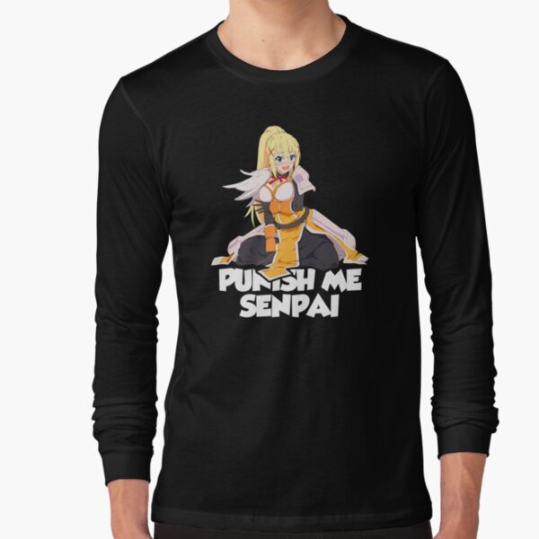 Konosuba Blonde Darkness Punish Me Senpai Hentai Anime  Essential T-Shirt  for Sale by davidsykeser