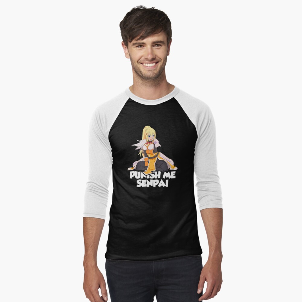 Konosuba Blonde Darkness Punish Me Senpai Hentai Anime  Essential T-Shirt  for Sale by davidsykeser