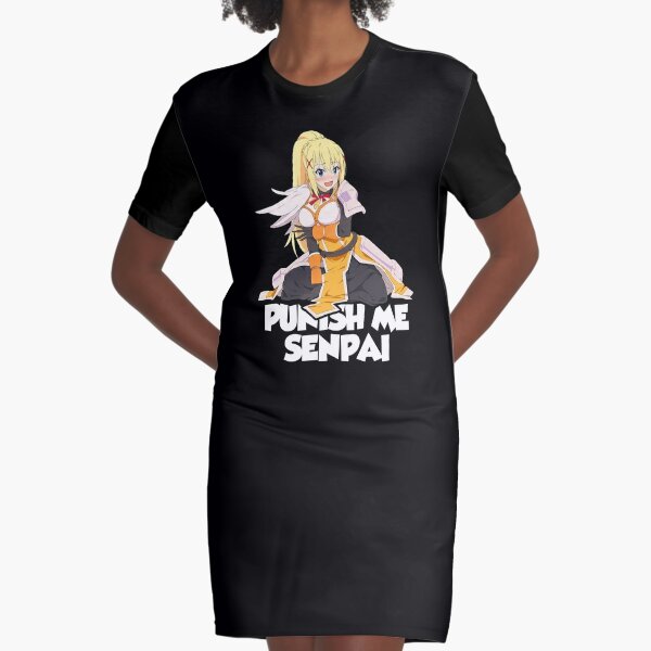 Konosuba Blonde Darkness Punish Me Senpai Hentai Anime  Essential T-Shirt  for Sale by davidsykeser